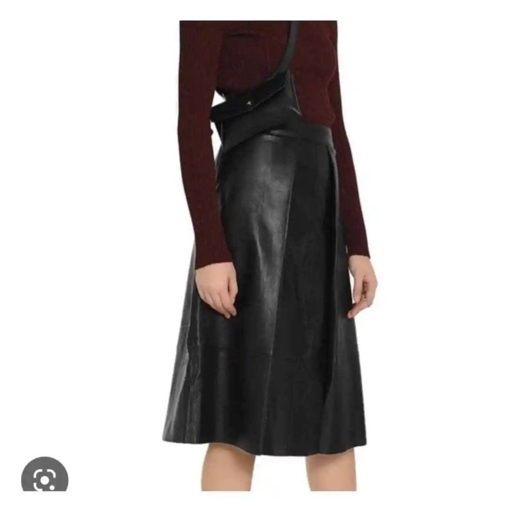 Rag and Bone A-line leather skirt, size 8, NWOT